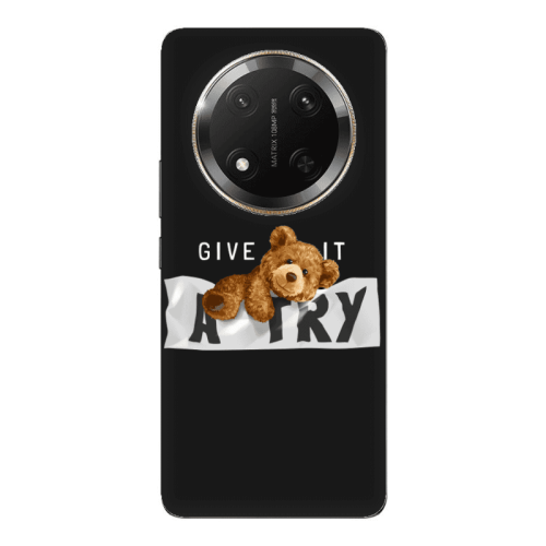 Honor Magic 7 Lite Give me Black Colored Silicone TPU Θήκη